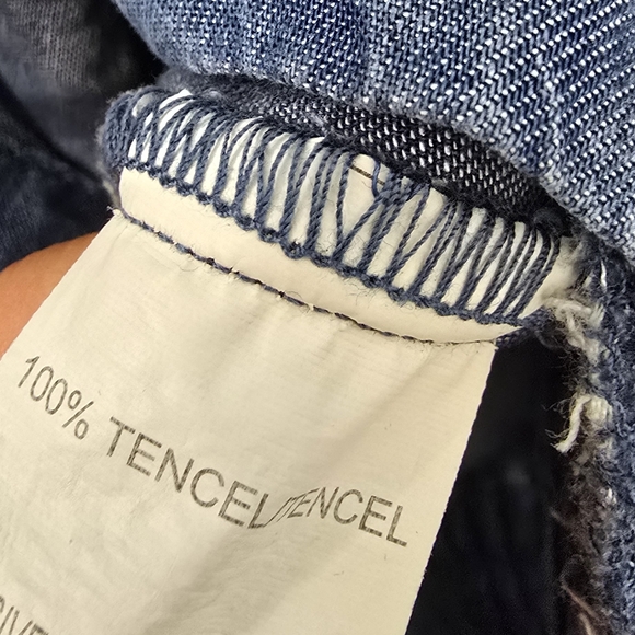 NWT Jolt Denim Romper With Drawstring Waist - Picture 13 of 14